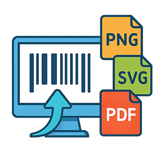 How to Export Barcodes in PNG, SVG, and PDF Formats